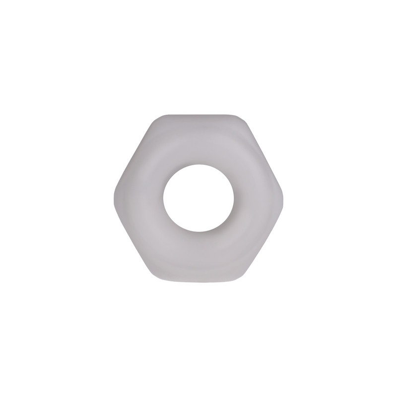 RockSolid by Doc Johnson Cockring The Nut 25 mm Blanc